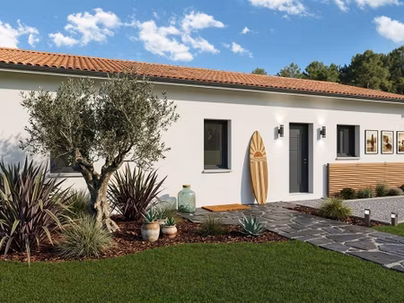 terrain avec maison neuve à vendre