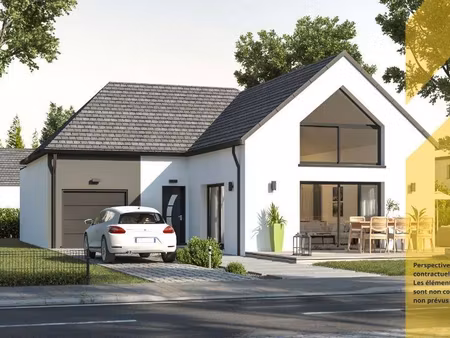 terrain avec maison neuve à vendre