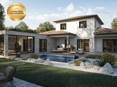 terrain avec maison neuve à vendre