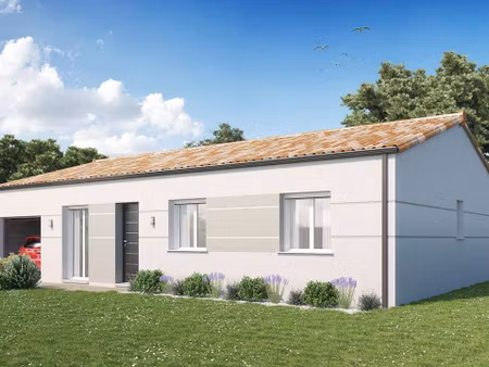 terrain avec maison neuve à vendre