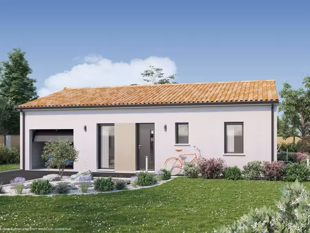 terrain avec maison neuve à vendre