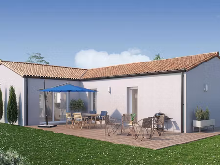 terrain avec maison neuve à vendre
