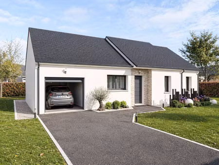 terrain avec maison neuve à vendre
