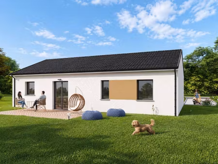 terrain avec maison neuve à vendre