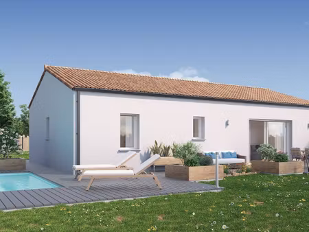 terrain avec maison neuve à vendre