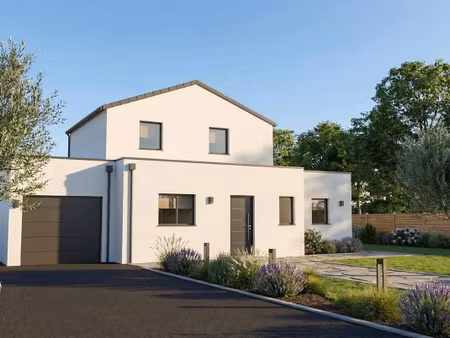 terrain avec maison neuve à vendre