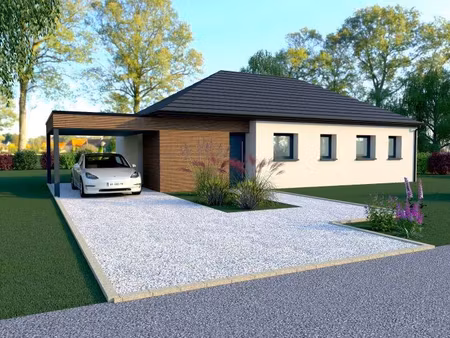terrain avec maison neuve à vendre