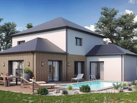 terrain avec maison neuve à vendre