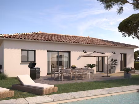 terrain avec maison neuve à vendre