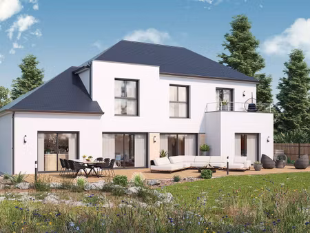 terrain avec maison neuve à vendre