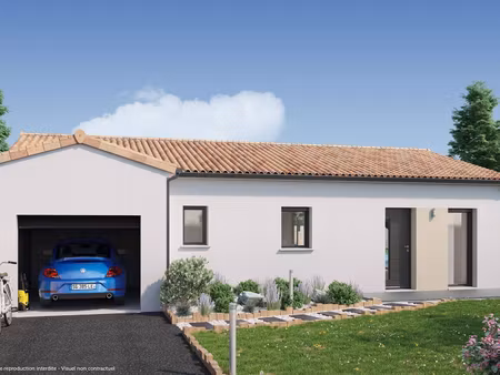 terrain avec maison neuve à vendre