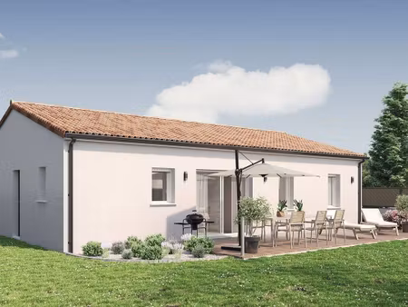 terrain avec maison neuve à vendre