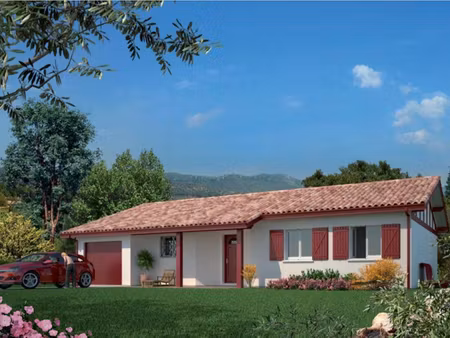 terrain avec maison neuve à vendre