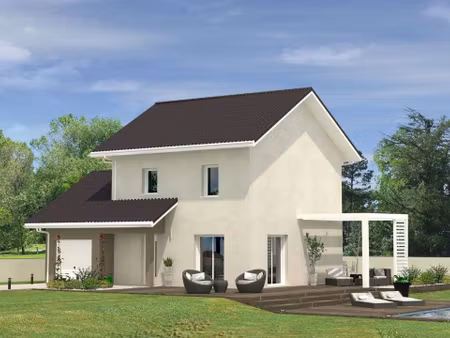 terrain avec maison neuve à vendre