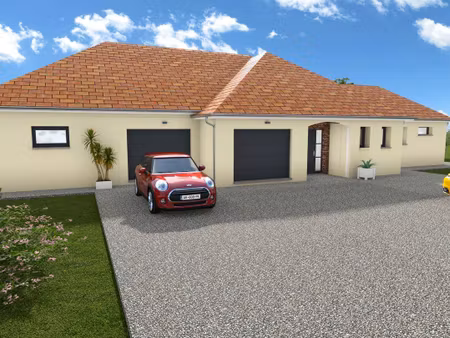 terrain avec maison neuve à vendre