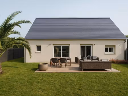 terrain avec maison neuve à vendre