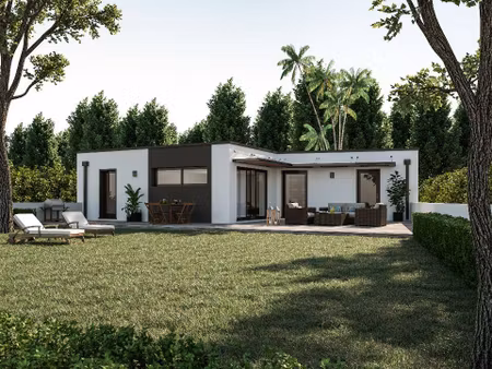terrain avec maison neuve à vendre