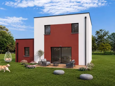 terrain avec maison neuve à vendre