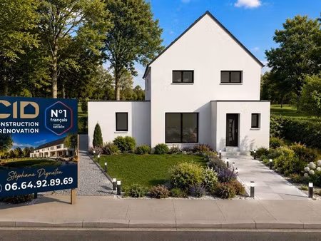 terrain avec maison neuve à vendre
