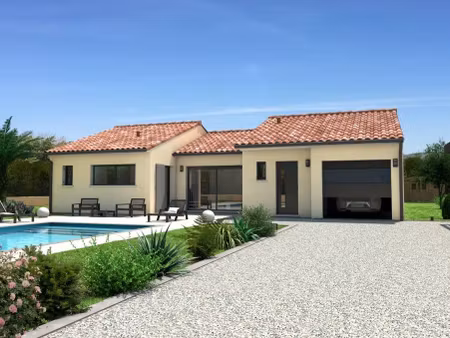 terrain avec maison neuve à vendre