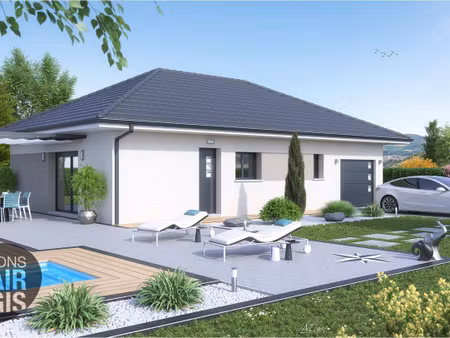 terrain avec maison neuve à vendre