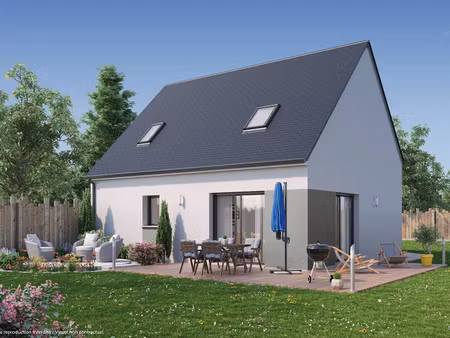 terrain avec maison neuve à vendre