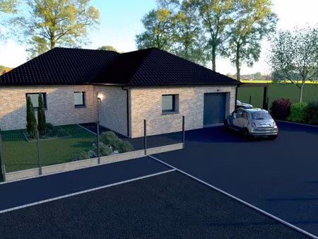 terrain avec maison neuve à vendre