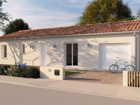 terrain avec maison neuve à vendre