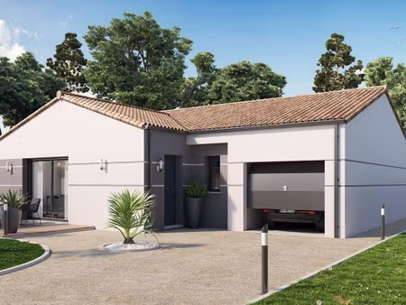 terrain avec maison neuve à vendre