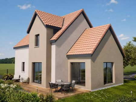 terrain avec maison neuve à vendre