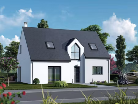 terrain avec maison neuve à vendre