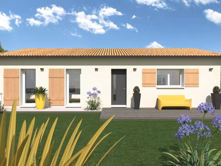 terrain avec maison neuve à vendre