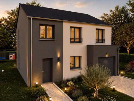 terrain avec maison neuve à vendre