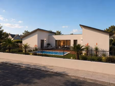 terrain avec maison neuve à vendre