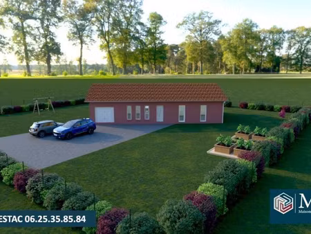 terrain avec maison neuve à vendre