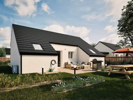 terrain avec maison neuve à vendre