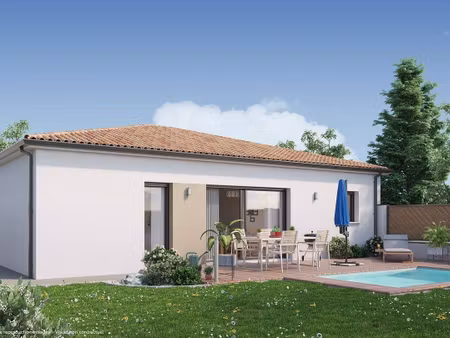 terrain avec maison neuve à vendre