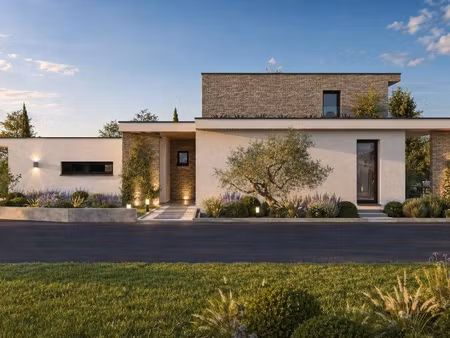 terrain avec maison neuve à vendre