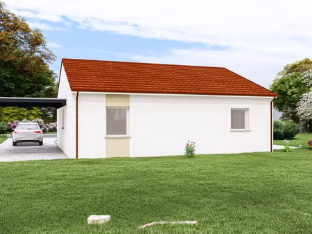 terrain avec maison neuve à vendre