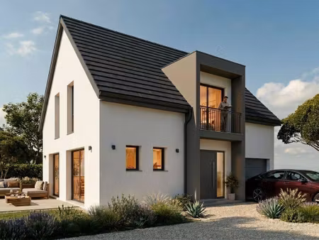 terrain avec maison neuve à vendre