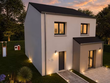 terrain avec maison neuve à vendre