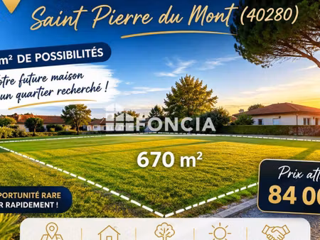 terrain constructible à vendre