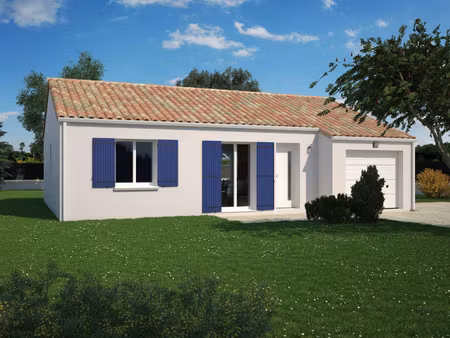 terrain avec maison neuve à vendre