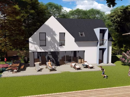 terrain avec maison neuve à vendre