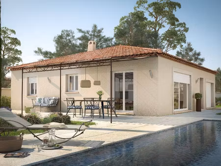 terrain avec maison neuve à vendre