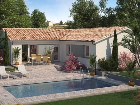 terrain avec maison neuve à vendre