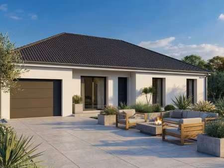 terrain avec maison neuve à vendre