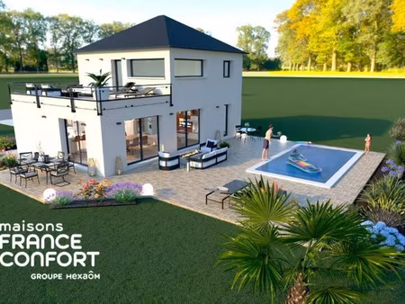terrain avec maison neuve à vendre