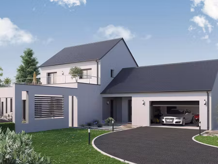 terrain avec maison neuve à vendre