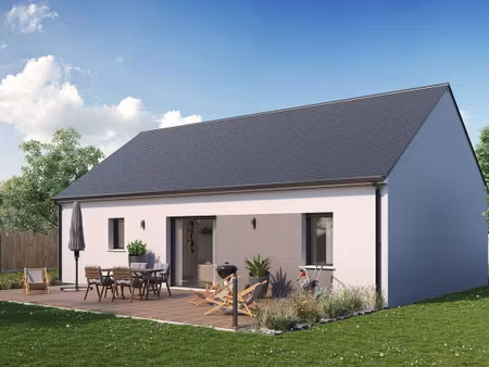 terrain avec maison neuve à vendre